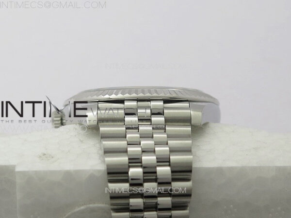 DateJust 41 126334 ZF 1:1 Best Edition 904L Steel White Dial Stick Marker on Jubilee Bracelet A2824 (Free Key Ring) – Bild 16