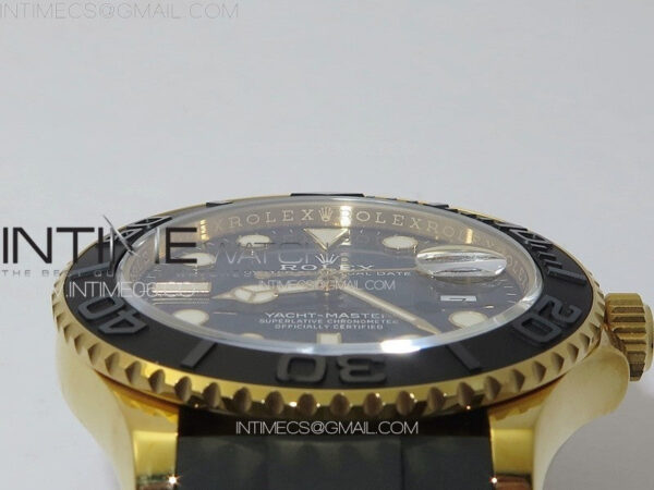 Yacht-Master 126658 YG VSF 1:1 Best Edition Black Ceramic Bezel on Oysterflex Strap VS3235 – Bild 16