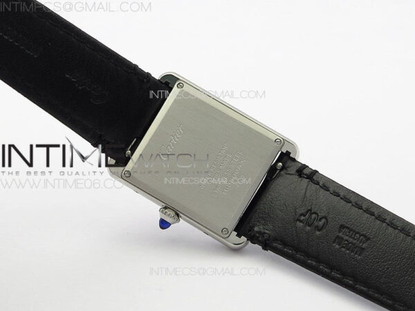 Tank Louis Ladies 25mm SS 8848F 1:1 Best Edition White Dial on Black Leather Strap Ronda Quartz – Bild 16