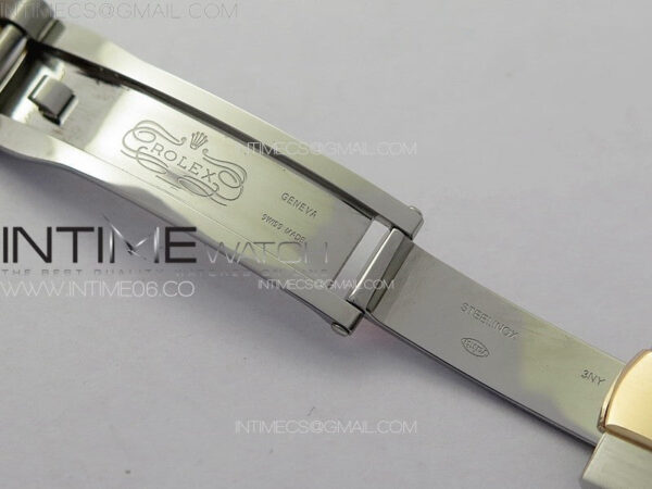 DateJust 31mm 278274 904L SS/RG GMF Best Edition Silver Flowers Crystals Dial on 904L SS/RG Oyster Bracelet A2824 – Bild 16