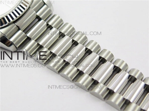 Day-Date 36 128239 SS BP Best Edition White Sticks Markers Dial on SS President Bracelet – Bild 16