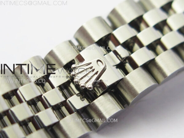 Datejust 28mm 279166 Smooth Bezel SS APSF Best Edition White MOP Dial Crystals Markers on SS Jubilee Bracelet NH05 – Bild 16