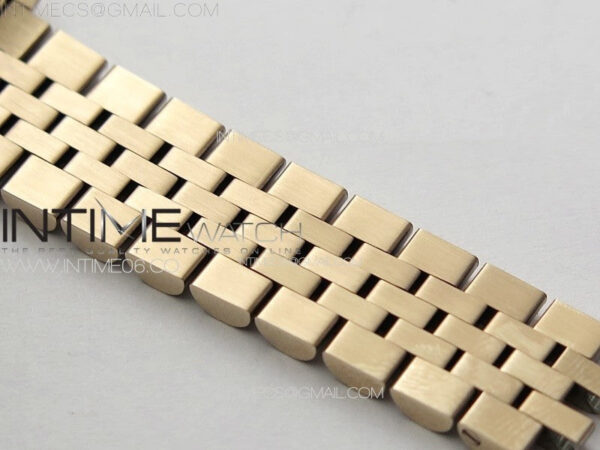 Datejust 28mm 279179 RG APSF Best Edition Brown Dial Crystals Markers on SS Jubilee Bracelet NH05 – Bild 16
