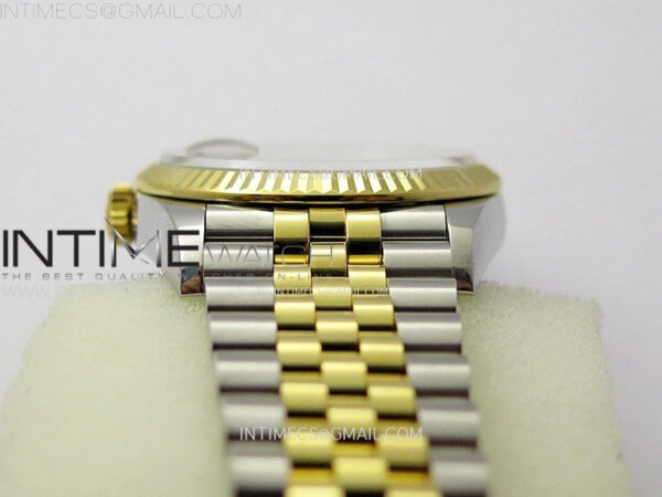 DateJust 36 SS 126233 904L SS/YG VSF 1:1 Best Edition Gold Fluted Dial Sticks Markers on Jubilee Bracelet VS3235 – Bild 16