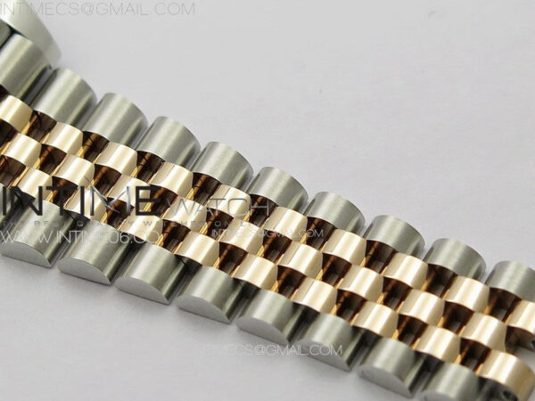 DateJust 41 126334 SS/RG GMF 1:1 Best Edition Silver Fluted Dial on SS/RG Jubilee Bracelet – Bild 15