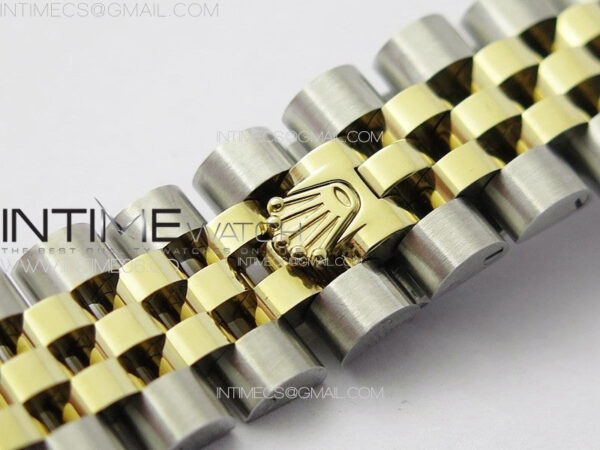 DateJust 31mm 278274 904L SS/YG GMF Best Edition Green Flowers Crystals Dial on 904L SS/YG Jubilee Bracelet A2824 – Bild 15