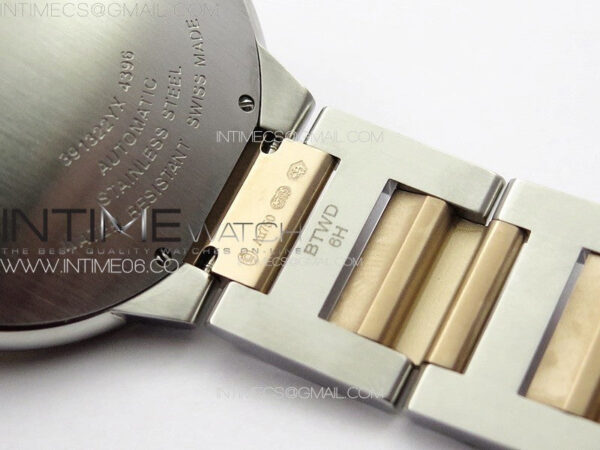 Ballon Bleu 42mm SS/RG K3F 1:1 Best Edition White Texture Dial on SS Bracelet A2824 – Bild 17