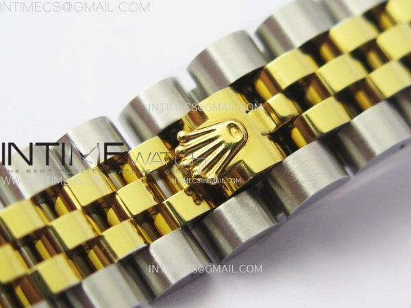 Datejust 28mm 279173 Crystals Bezel SS/YG APSF Best Edition Green Dial Crystals Markers on Jubilee Bracelet NH05 – Bild 17