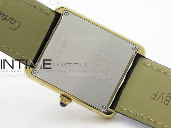 Tank Solo Ladies 28mm YG K11F 1:1 Best Edition White Dial on Black Coroc Leather Strap Ronda Quartz – Bild 17