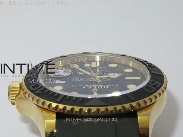 Yacht-Master 126658 YG VSF 1:1 Best Edition Black Ceramic Bezel on Oysterflex Strap VS3235 – Bild 17