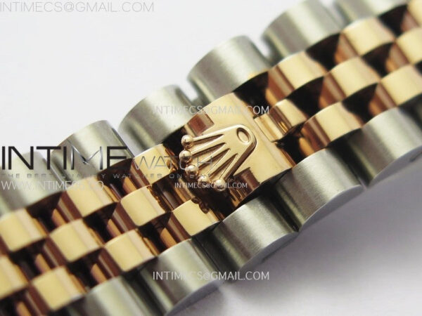 Datejust 28mm 279171 Smooth Bezel SS/RG APSF Best Edition Gray Dial Roman Markers on SS Jubilee Bracelet NH05 – Bild 17