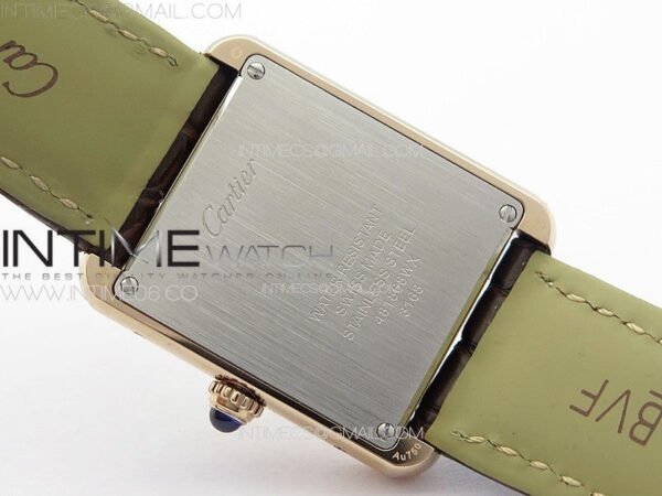 Tank Solo Ladies 25mm RG K11F 1:1 Best Edition White Dial on Brown Leather Strap Ronda Quartz – Bild 18