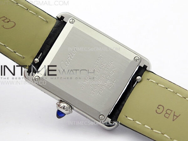 Tank Must Ladies 22mm SS AF 1:1 Best Edition White Dial on Black Leather Strap Ronda Quartz – Bild 17