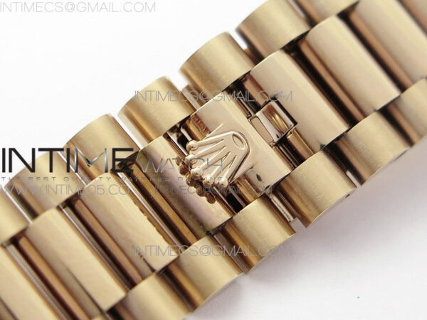 Day-Date 40mm 228239 BP New Dial Version 904 RG T Crystal Markers RG Dial on RG President Bracelet A2836 – Bild 17