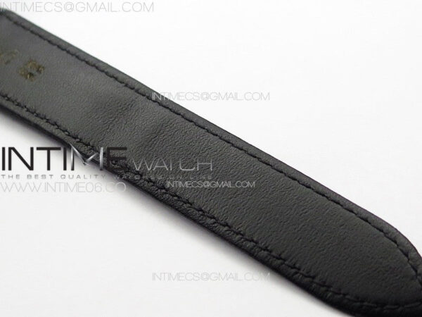 Ballon Bleu 42mm DLC K3F 1:1 Best Edition Black Texture Dial on Black Leather Strap A2824 – Bild 17