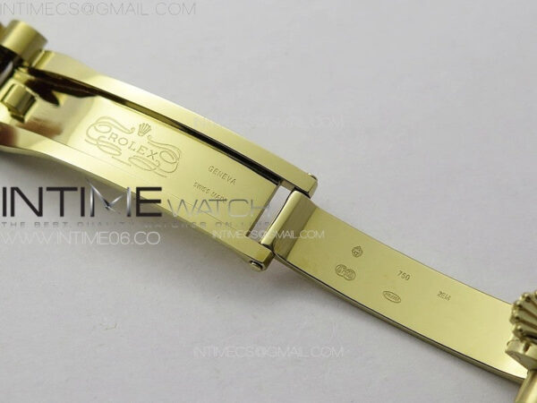 DateJust 31mm 278274 YG GMF Best Edition Green Flowers Crystals Dial on YG President Bracelet A2824 – Bild 17