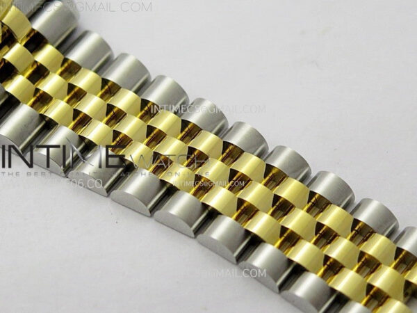 DateJust 36 SS 126233 904L SS/YG VSF 1:1 Best Edition Gold Fluted Dial Diamonds Markers on Jubilee Bracelet VS3235 – Bild 17