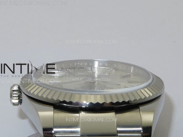 DateJust 41 126334 NTF 1:1 Best Edition 904L Steel Gray Stick Dial on Oyster Bracelet VR3235 – Bild 17