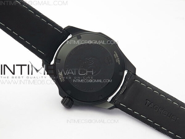 Aquaracer Calibre 5 PVD 41mm TARF 1:1 Best Edition Carbon/RG Dial on Black Nylon Strap SW200 – Bild 17