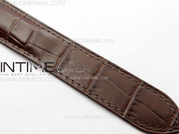 Ballon White 42mm Double Diamonds Bezel RG K3F 1:1 Best Edition White Texture Dial on Black Leather Strap A2824 – Bild 18