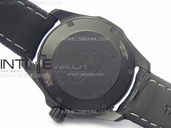 Aquaracer Calibre 5 PVD 41mm TARF 1:1 Best Edition Carbon/RG Dial on Black Nylon Strap SW200 – Bild 18