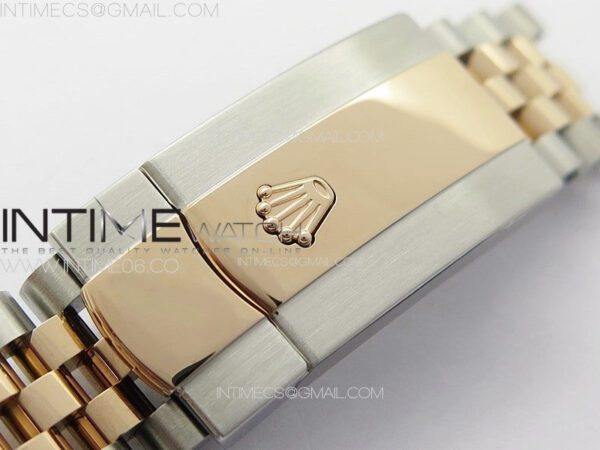 DateJust 41 126334 SS/RG GMF 1:1 Best Edition Silver Fluted Dial on SS/RG Jubilee Bracelet – Bild 18