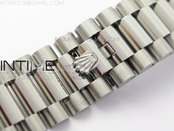 Day Date 40mm SS BP 1:1 Best Edition Gray Stick Dial on SS Bracelet A2836 – Bild 18