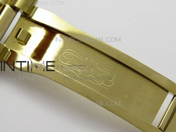 Day-Date 40mm 228239 BP New Dial Version 904 YG  Green Stick Markers Dial on YG President Bracelet A2836 – Bild 18