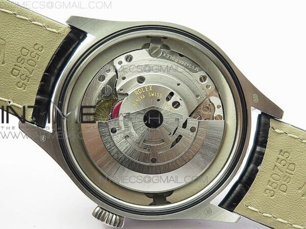 Cellini 50519 Real Date SS BP Best Edition Black Dial Sticks Markers on Black Leather Strap SA3165 – Bild 18