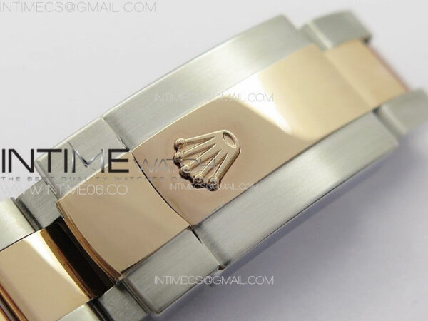 DateJust 31mm 72610 SS/RG APSF Best Edition Blue Flowers Crystals Dial on Oyster Bracelet A2824 – Bild 18