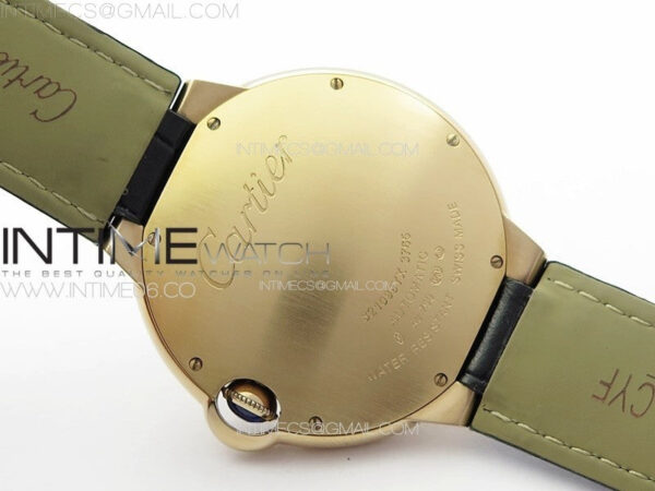 Ballon Bleu 42mm RG K3F 1:1 Best Edition Brown Texture Dial on Brown Leather Strap A2824 – Bild 18