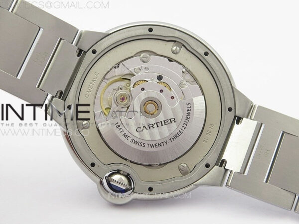 Ballon Bleu 42mm SS K3F 1:1 Best Edition White Texture Dial on SS Bracelet A2824 – Bild 18