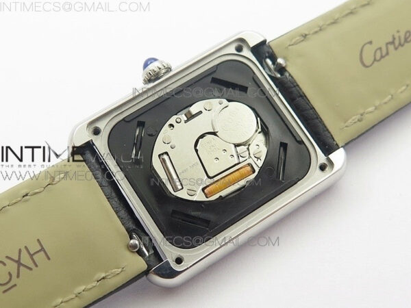 Tank Solo Ladies 25mm SS AF 1:1 Best Edition White Dial on Black Leather Strap Ronda Quartz – Bild 19