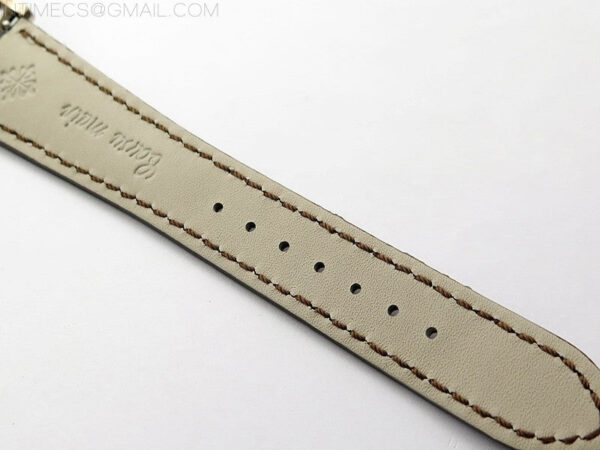 Annual Calendar Complications 5396 RG GRF Best Edition White dial Numbers Markers Blue Markers on Brown leather strap A324 – Bild 18