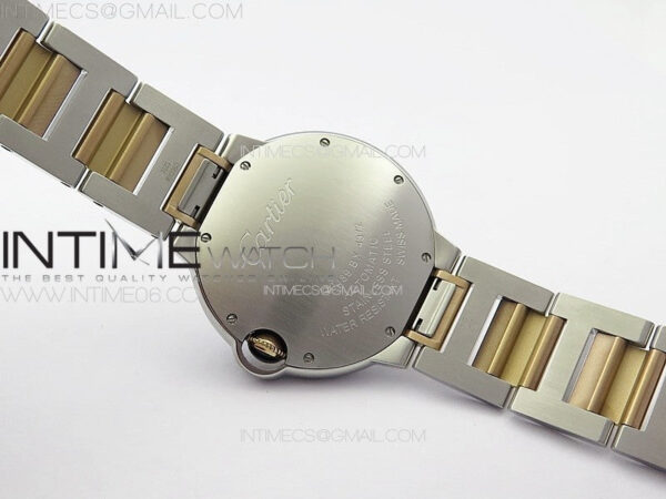 Ballon Bleu 36mm SS/RG K3F 1:1 Best Edition White MOP Dial on SS Bracelet A076 – Bild 19