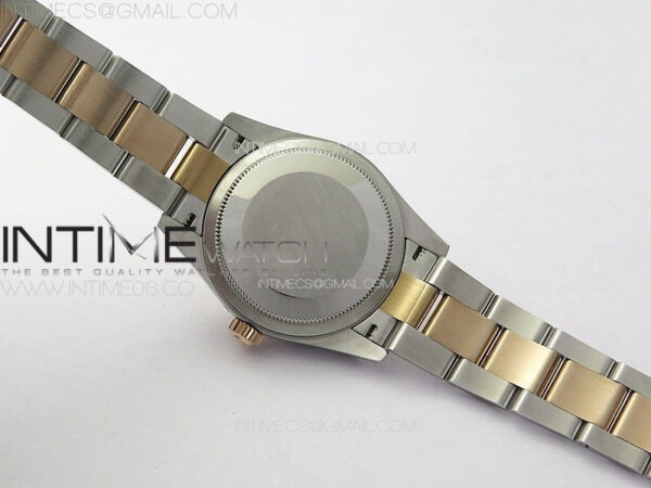 DateJust 31mm 278274 904L SS/RG GMF Best Edition Silver Flowers Crystals Dial on 904L SS/RG Oyster Bracelet A2824 – Bild 19