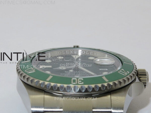 Submariner 116610LV 904L SS Case Best Edition Green Dial On 904L Bracelet ZZF V3 – Bild 18