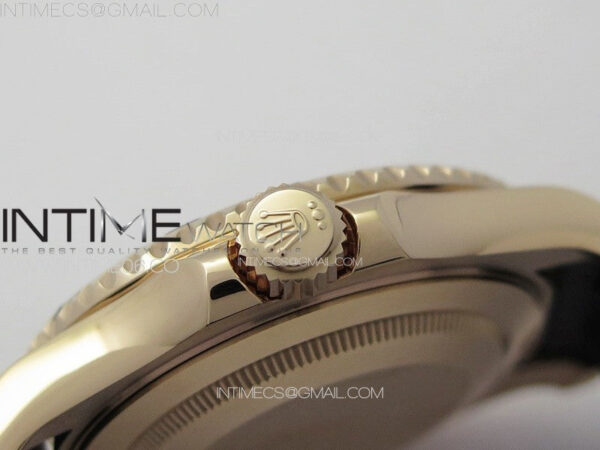Yacht-Master 126655 3EF 1:1 Best Edition 3D Black Ceramic Bezel on Black Rubber Strap VR3235 – Bild 18
