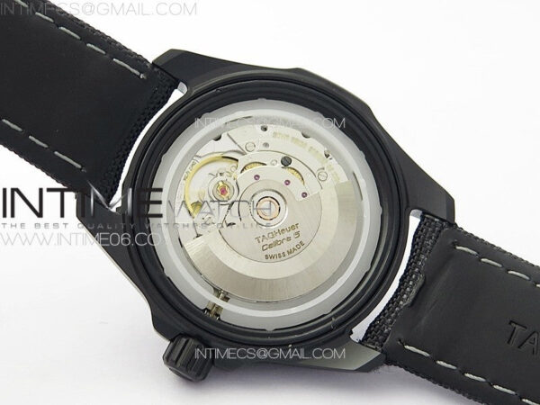 Aquaracer Calibre 5 PVD 41mm TARF 1:1 Best Edition Carbon/RG Dial on Black Nylon Strap SW200 – Bild 19