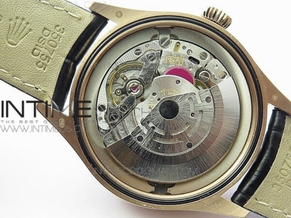 Cellini 50519 Real Date RG BP Best Edition Black Dial Stick Markers on Black Leather Strap SA3165 – Bild 19