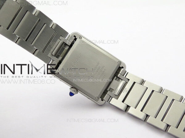 Tank Louis Ladies 25mm SS 8848F 1:1 Best Edition White Dial on SS Bracelet Ronda Quartz(Free leather strap) – Bild 19