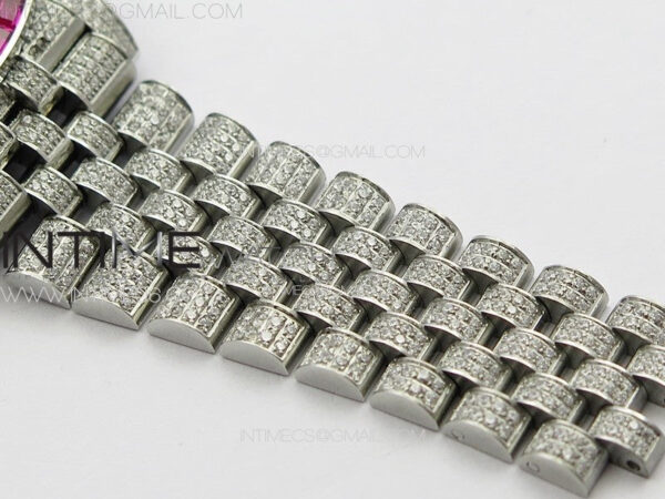 DateJust 41 126300 Full Paved Diamonds Rainbow 904 GSF Best Edition Diamonds Dial Arabic Markers on Jubilee Bracelet VR3235 – Bild 20