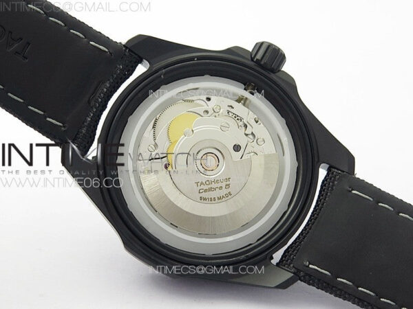 Aquaracer Calibre 5 PVD 41mm TARF 1:1 Best Edition Carbon/RG Dial on Black Nylon Strap SW200 – Bild 20
