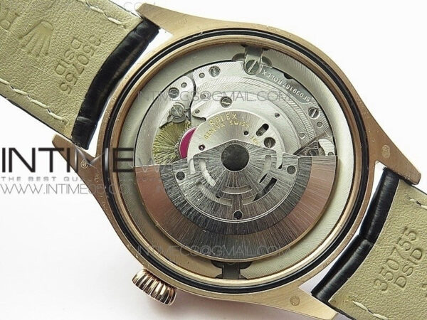 Cellini 50519 Real Date RG BP Best Edition Black Dial Stick Markers on Black Leather Strap SA3165 – Bild 20