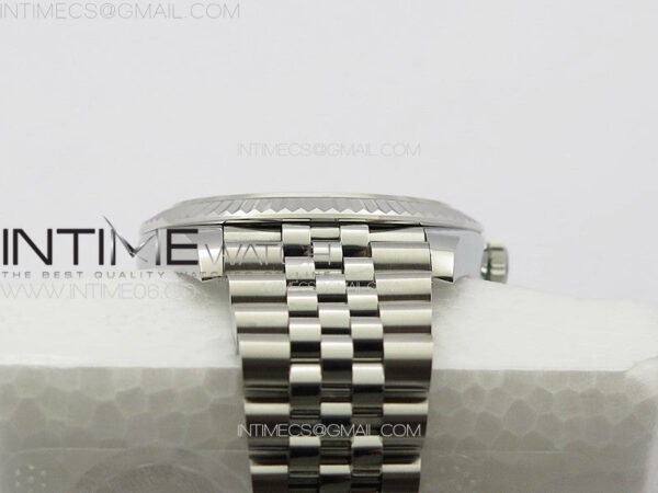 DateJust 41 126334 ZF 1:1 Best Edition 904L Steel Gray Dial Stick Marker on Jubilee Bracelet A2824 (Free Key Ring) – Bild 19