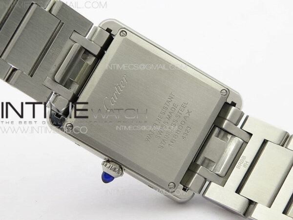 Tank Louis Ladies 25mm SS 8848F 1:1 Best Edition White Dial on SS Bracelet Ronda Quartz(Free leather strap) – Bild 20