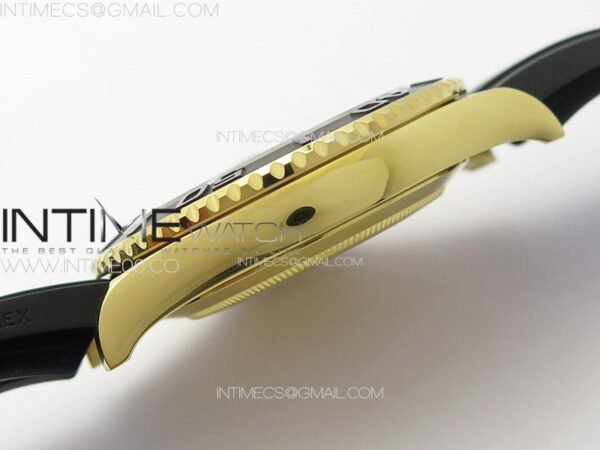 Yacht-Master 126658 YG VSF 1:1 Best Edition Black Ceramic Bezel on Oysterflex Strap VS3235 – Bild 20