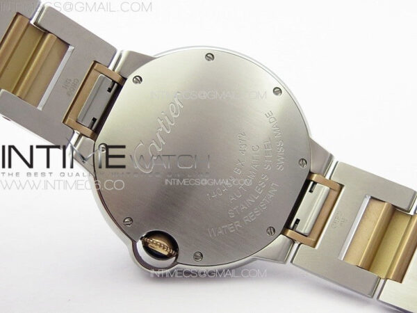 Ballon Bleu 36mm SS/RG K3F 1:1 Best Edition White MOP Dial on SS Bracelet A076 – Bild 20