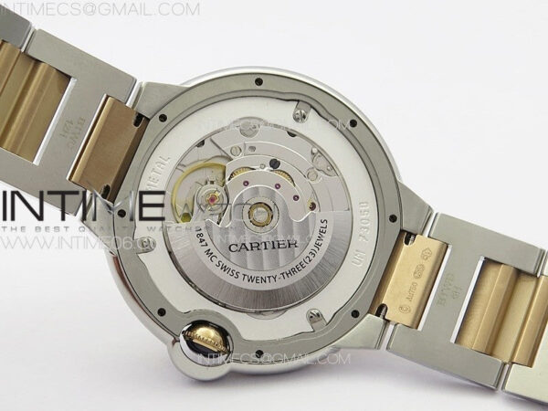 Ballon Bleu 42mm SS/RG K3F 1:1 Best Edition White Texture Dial on SS Bracelet A2824 – Bild 20