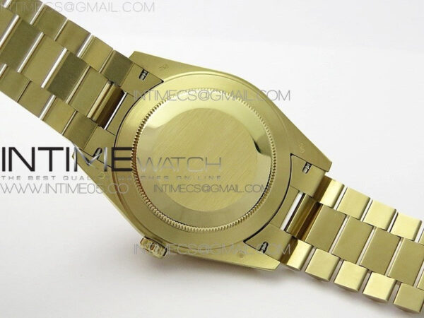 Day-Date 40mm 228239 BP New Dial Version 904 YG  Green Stick Markers Dial on YG President Bracelet A2836 – Bild 20